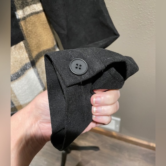 Plaid Print Drop Shoulder Coat - Picture 7 of 13